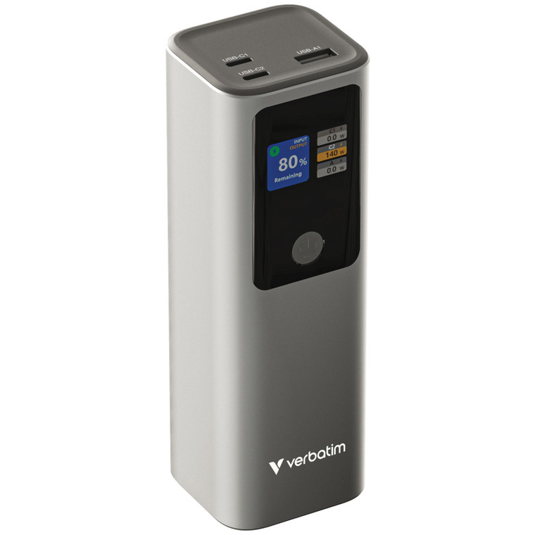 Verbatim Charge 'n' Go Power Bank 27000mAh 187.5W Grey | 32269