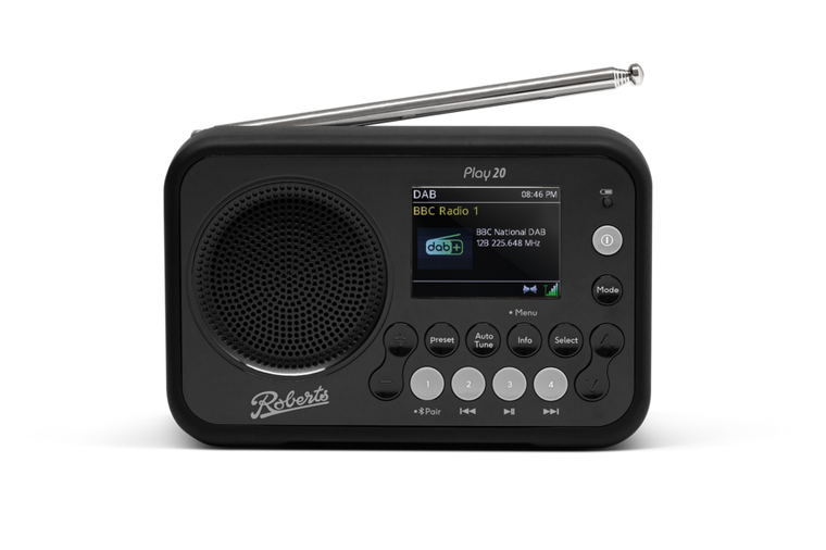Roberts Play 20 | DAB+ | Black