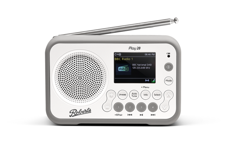 Roberts Play 20 | DAB+ | White