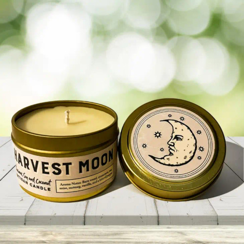 This candle takes us back to a warm autumn night gazing at the moonlight, roasting marshmallows and hearing the crackling of wood in the bonfire.

Aroma Notes: Barn wood, cinnamon, star anise, nutmeg, vanilla, and a hint of pepper

This scent has a blend plumeria, jasmine, peaches, and rose. Our candles are hand-poured and made with the highest quality ingredients - a blend of Soy, Coconut, Beeswax and natural artisan fragrance oils.

Made in United States of America