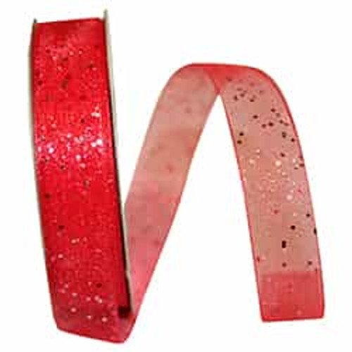 Red Glitter Ribbon