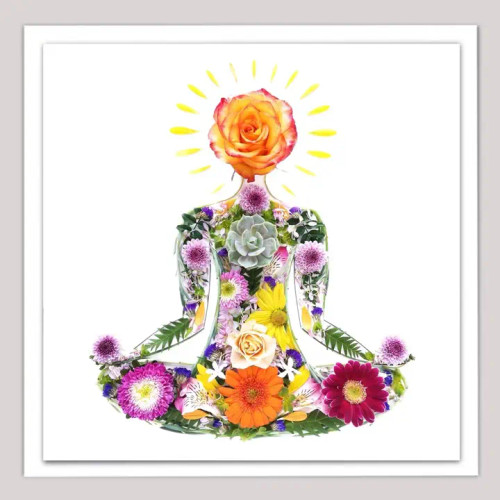 Floral Greeting Card- Mediation