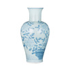 Blue And White Fairy Vase Pheasant Flower Motif