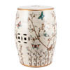 French Vanilla Butterfly Garden Stool