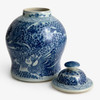 Blue And White Phoenix Temple Jar - Small