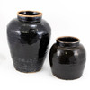 Vintage Black Wine Jar Small