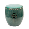 Vintage Green Small Stool Drum Nail