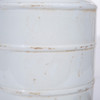 Busan White Horizontal Line Tea Jar