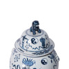 Blue & White Antique Symbol Temple Jar