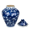 Blue Crane Cloud Octagonal Lidded Jar