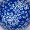 Blue Peony Globular Vase