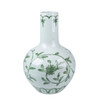 Celadon Green Vine Globular Vase