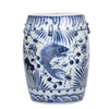 Blue & White Garden Stool Fish Motif