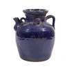 Vintage Blue Oil Pot Small