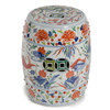 Famille Verte Garden Stool W/ Fish Motif (