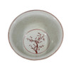 Rustic Maroon Red Bowl Pine Motif