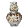 Rustic Brown Sea Flower Gourd  Vase