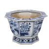 Handmade Octagonal Planter Landscape Floral