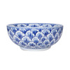 Blue and White Lucky Leaf Bowl