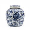 Blue & White Swallows & Flowers Ancestor Jar - 2 Sizes