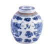 Blue & White Dragon Cloud Ancestor Jar