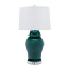 Emerald Green Temple Jar Table Lamp