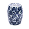 Blue & White Longevity Porcelain Garden Stool