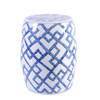 Blue and White Bamboo Joints Porcelain Garden Stool
