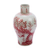Underglaze Red Baluster Porcelain Vase Plum Tree Motif