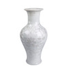 White Crystal Shell Fishtail Porcelain Vase Medium