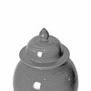 Iron Gray Porcelain Temple Jar - 3 Sizes