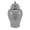Iron Gray Porcelain Temple Jar - 3 Sizes