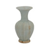 Celadon Fluted Balloon Vase
