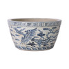 Blue And White Ming Dragon Phoenix Basin Planter