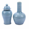 Lake Blue Porcelain Temple Jar - 3 Sizes