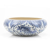 Blue And White Shallow Bowl Fish Motif Large