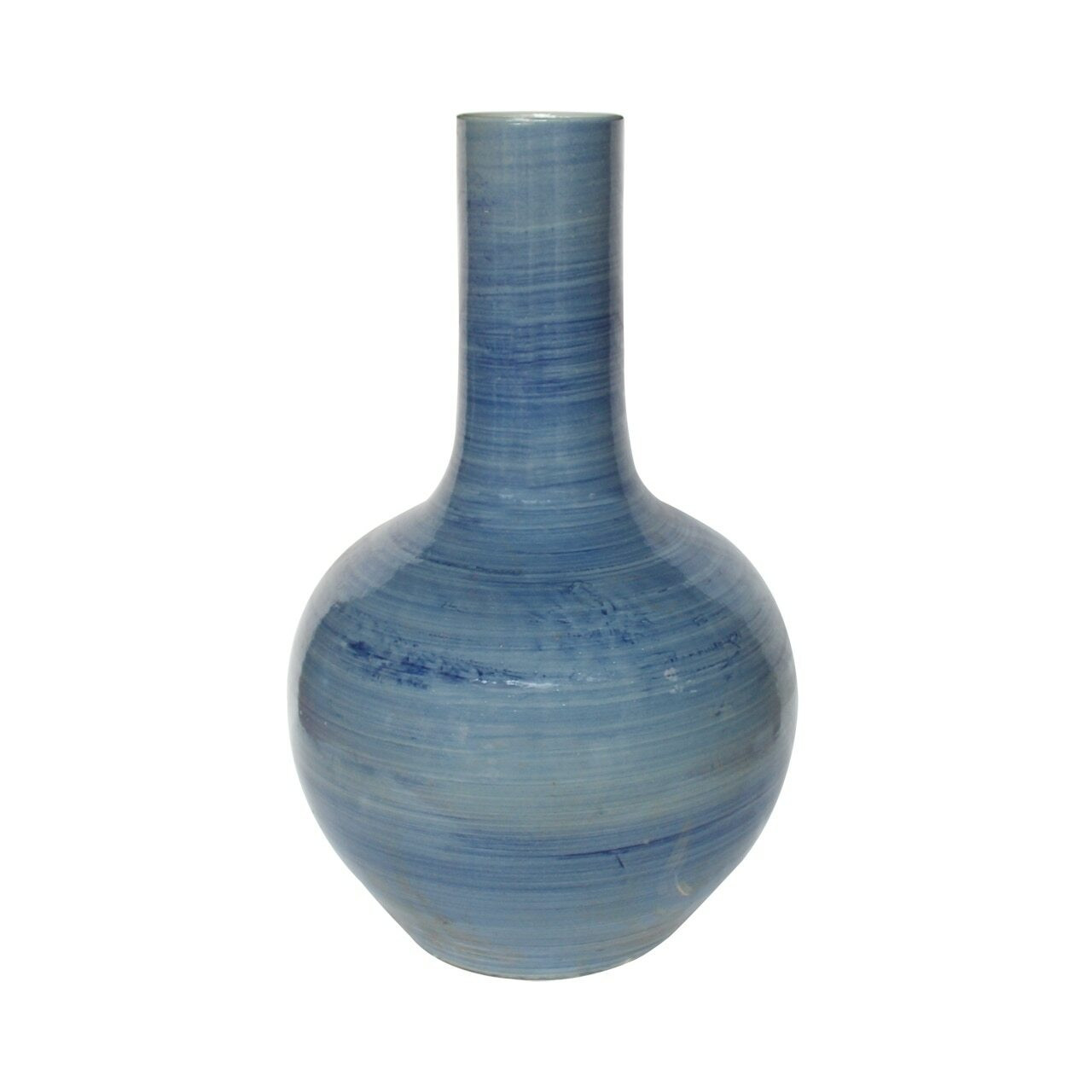 Lake Blue Porcelain Globular Vase - 3 Sizes