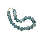 Vintage Sea Glass Beads Frosty Blue - 2 Sizes
