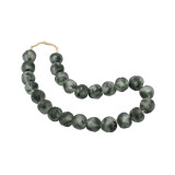 Vintage Sea Glass Beads Large - Frosty Charcoal