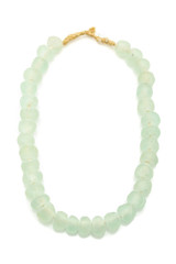 Vintage Sea Glass Beads Aqua Green - 2 Sizes