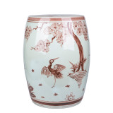 Moka Pine Bird Garden Stool