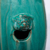 Vintage Green Hex Small Stool Drum Nail