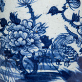 B&W Dynasty Tea Jar Phoenix Peony Motif - 2 Sizes