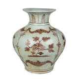 Moka Peony Fu Vase