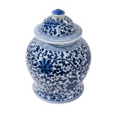 Twisted Lotus Small Temple Jar