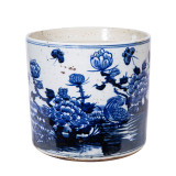 Dynasty Orchid Pot Bird Floral Motif - 2 Sizes