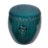 Vintage Green Extra Large Stool Drum Nail