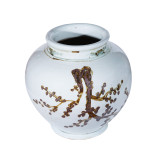 Rusty Brown Weeping Plum Jar Medium