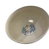 Barclay Butera Couture Blue & White ..Porcelain Bowl Splashing Koi Large
