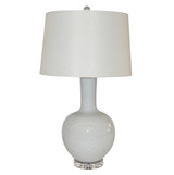 Busan White Globular Vase Lamp - 3 Sizes